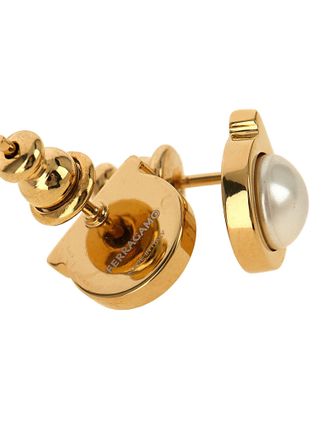 Ferragamo Gancini Earrings - Gold