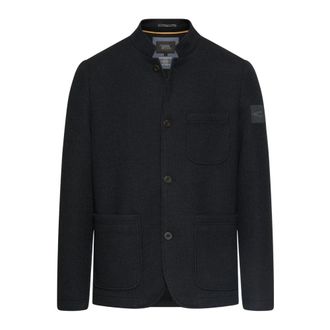 Camel Active Indoor Blazer met opstaande kraag - Heren - Blazers - Blauw - 3XL - Wol - Jassen