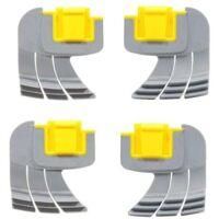 OEM Paquete De 4 Cepillos Centr&iacute;fugos Cicl&oacute;nicos R0714400 Para Limpiafondos Zodiac Mx8 Mx6 Elite - Crezuo