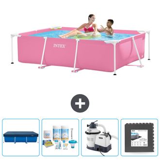 Intex Piscina Con Estructura Rectangular - 220x150x60 Cm - 7-piezas Scb61