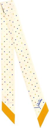 Valentino Garavani Off-White Starry Printed Scarf