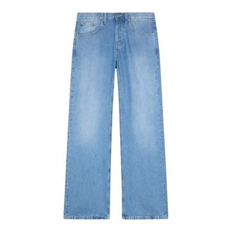 Dondup Wide Jeans, female, Blue, Size: W30 Dp427 DFe332D MB9 800 Wide Jeans