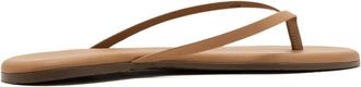 Tkees Lily thong sandals - women - Rubber/Calf Leather/Calf Leather - 11 - Neutrals