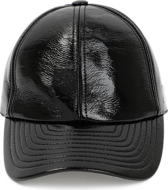 Courr&egrave;ges Black Signature Baseball Hat