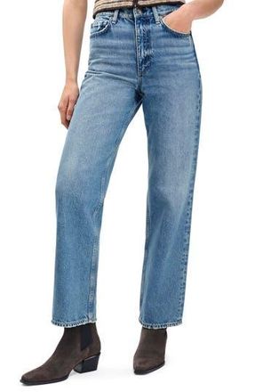 Rag & Bone Shea High Waist Relaxed Straight Leg Jeans in Ithca at Nordstrom Rack, Size 24