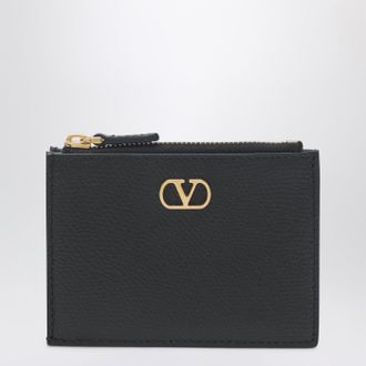 Valentino Garavani Vlogo Signature Black Wallet
