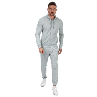 A|X Armani Exchange herenhoodie met rits en logo in grijs