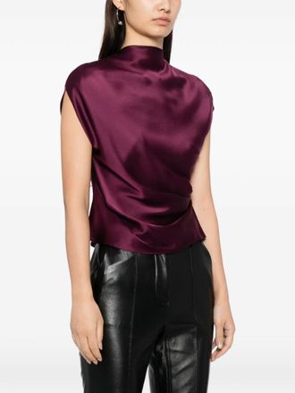 The Sei draped blouse - Purple