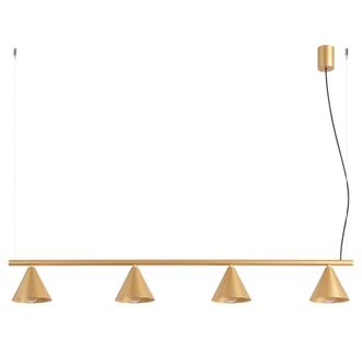 Sollux Lighting Ara&ntilde;a dorado acero alt. 215 cm