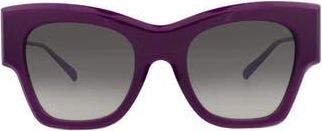 Philipp Plein 53mm Square Sunglasses in Violet Violet Smoke at Nordstrom Rack