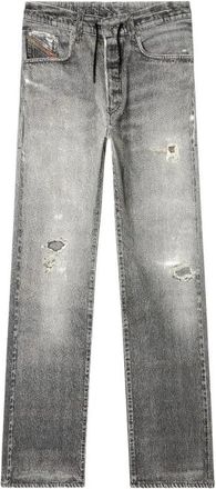 Diesel D-Rell Jogg Jeans - Heren - Regular Fit Jeans - Grijs - W28 - Katoen - Jeans