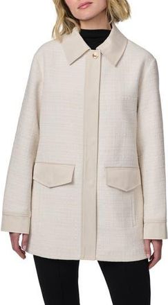 Bernardo Tweed Shirt Jacket in Bone Combo at Nordstrom Rack, Size Xx-Large