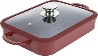 Curtis Stone Dura Pan+ Buffet Pan with Glass Lid Refurbished