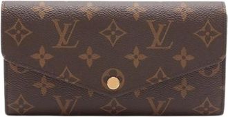 Louis Vuitton Pre-owned Wallets, female, Brown, Size: ONE SIZE Pre-owned Canvas Wallet