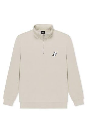 Dalix Mens Ghost Quarter Zip Pullover in Smoke at Nordstrom, Size Xx-Large