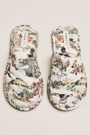 Farm Rio Printed Hotel Slipper