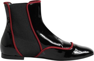 Dolce & Gabbana Black Jackie Buttoned Chelsea Boots Womens Shoes