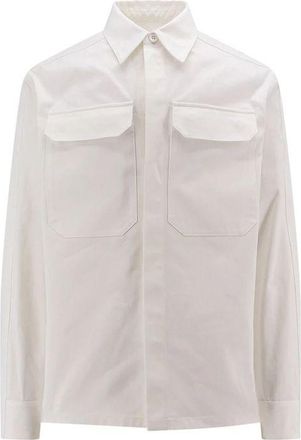 Jil Sander White Cotton Dress Mens Shirt