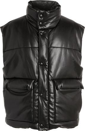 Nanushka Vegan Leather Jovan Puffer Gilet Size L