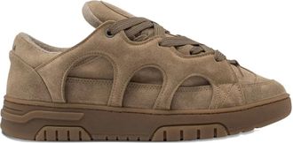 Santha Model 1 sneakers met uitgesneden details - Bruin