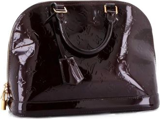 Louis Vuitton Alma Handbag Monogram Vernis PM satchel - Rosso