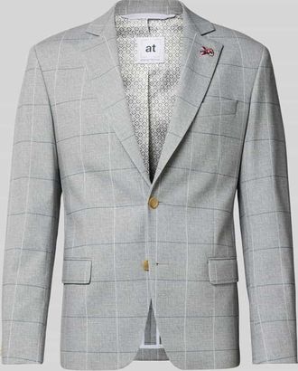 Atelier Torino Sakko mit Brustleistentasche in Mittelgrau, Größe 46