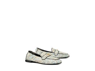 Tory Burch Ballet Loafer Womens Shoes Sequin/Black : 10.5 M, Suede