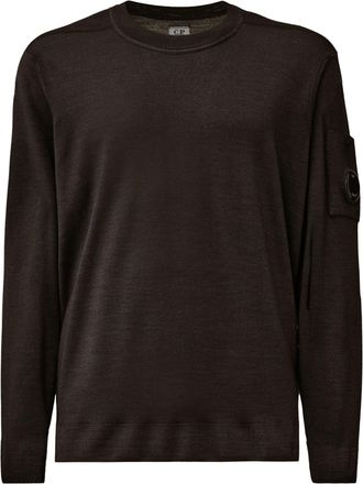 C.P. Company C. P. Company Sweater With Lens Appliqué