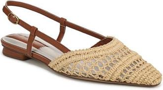 Franco Sarto Riona Slingback Flat in Brown Multi at Nordstrom, Size 5.5