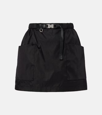 Prada Minigonna in Re-Nylon con cintura