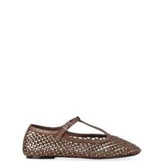 Strategia Ballerinas, female, Brown, Size: 10 US Astra Ballerina