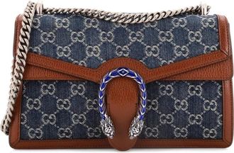 Gucci Dionysus GG denim kleine schoudertas - Blauw