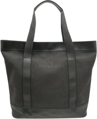 Balenciaga Pre-owned Tote Bags, female, Black, Size: ONE SIZE Pre-owned Vintage Tote Bag
