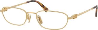 Miu Miu Glasses, unisex, Yellow, Size: 53 MM MU 52Zv Frame