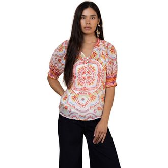 Hale Bob Brisa Voile Top in Ivory at Nordstrom, Size X-Small