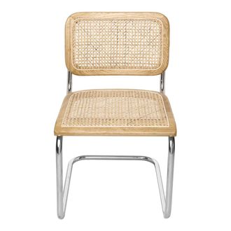 Vintahome Silla De Comedor De Rat&aacute;n natural