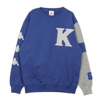 Kappa Crewneck Sweatshirt - Heren - Sweatshirts - Blauw - S - Hoodies & sweatvesten