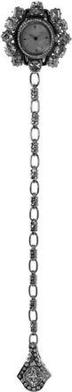 Dolce & Gabbana Kristallen Broche - Heren - Kettingen - Grijs - ONE Size - Tweed - Accessoires