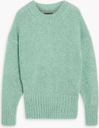 Isabel Marant Metallic cheapest Green Lightweight Sweater