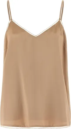 Fabiana Filippi Viscose Tank Womens Tops