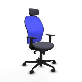 Piqueras y Crespo Silla De Oficina Con Cabecero Piqueras Y Crespo 1d036n2 Gris Oscuro