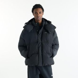 New Balance Uomo Premium Puffer Jacket in Nero, Nylon, Taglia XL