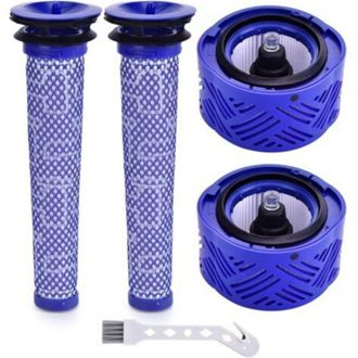 OEM Juego De 2 Filtros Para Aspiradoras V6, 2 Prefiltros V6, Compatibles Con Accesorios Para Aspiradoras Dyson, Compatibles Con Dyson V6 Absolute, V6 Anim