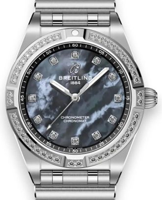Breitling Chronomat Quartz Diamond Ladies Watch A72310531G1A1