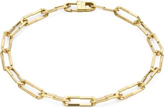Gucci Link naar Love armband Yba 744562002 - Dames - Armbanden - Geel - ONE Size - Accessoires