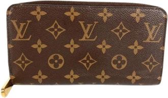 Louis Vuitton Pre-owned Long wallet (bi-fold) - unisex - Vintage Accessoires - Bruin - ONE Size - Vintage