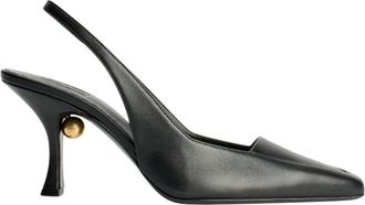 By Malene Birger Micho Leren Slingbacks - Dames - Schoenen - Zwart - Maat: 38 EU Leer