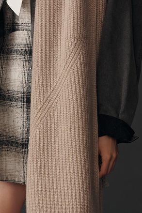Maeve Ribbed Cashmere Wrap