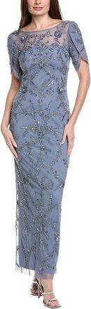 Adrianna Papell Beaded Petal Gown