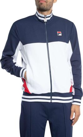 Fila Fila Vintage White Line Mens Tiebreaker Track Jacket Peacoat Navy/White S